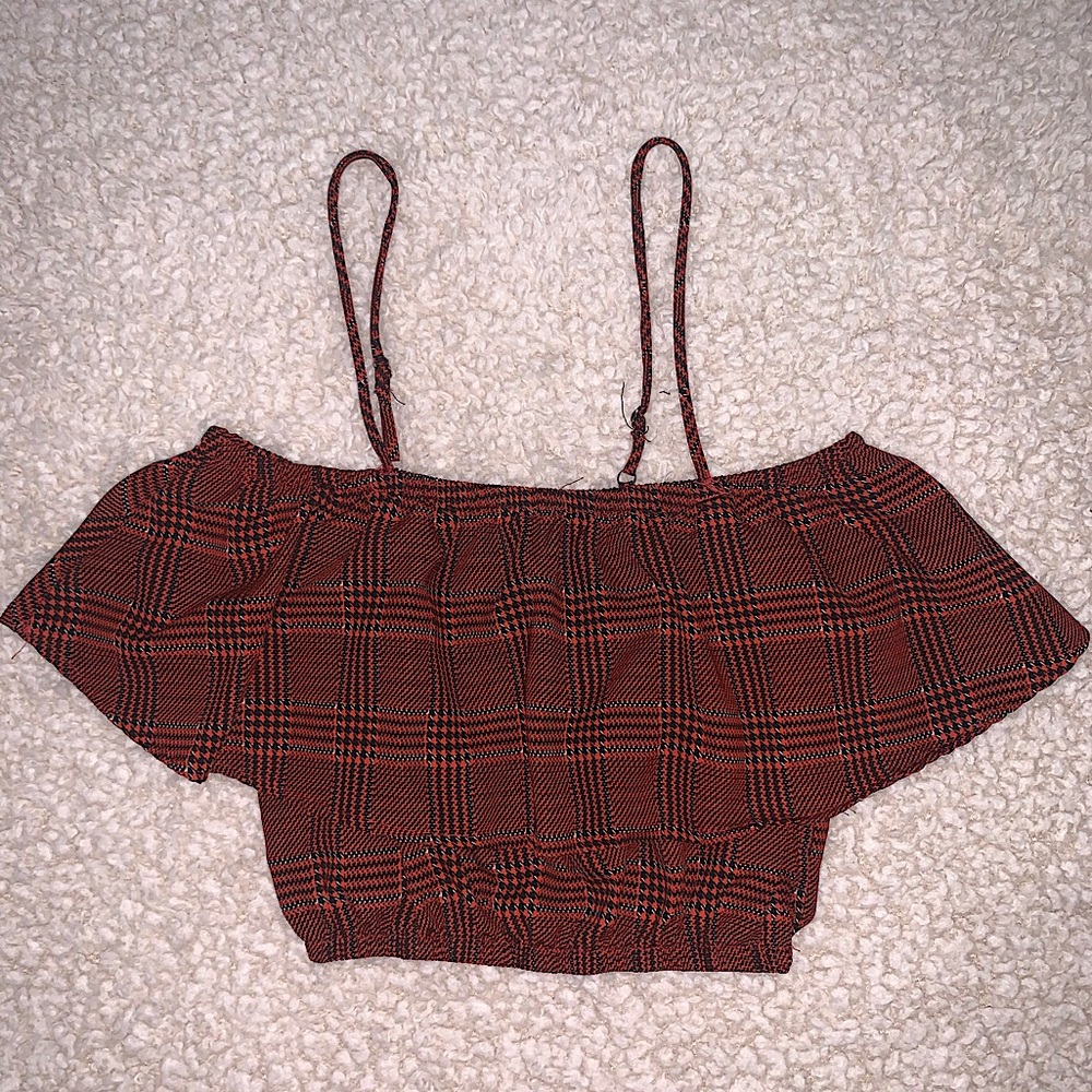 Fashion Nova Plaid Crop Top